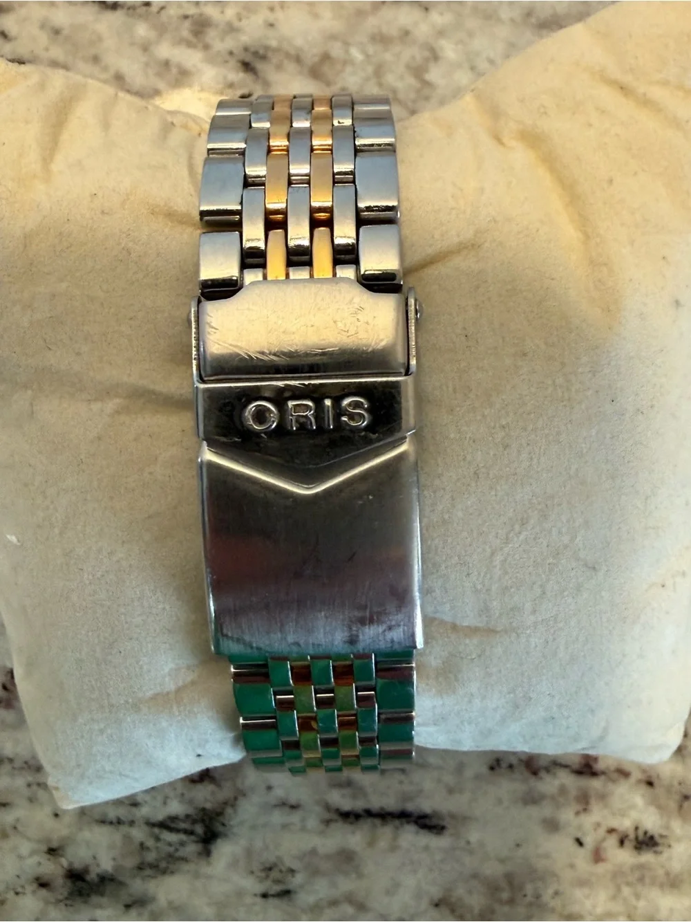 Oris Two-Tone Silver and Rose Gold Dial Automatic Watch